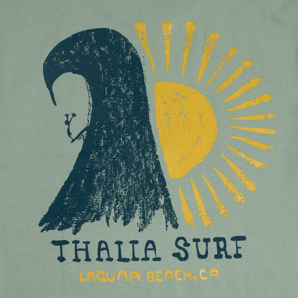 Thalia Surf Stoke Mens Tee, Artichoke, view 5