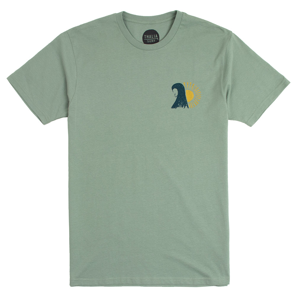 Thalia Surf Stoke Mens Tee, Artichoke, view 2
