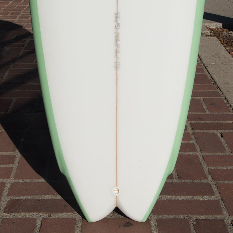 Tyler Warren 5’9” 80’s Twin Wing Swallow Tail Surfboard