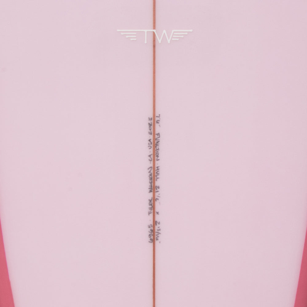 Tyler Warren 7'6" Function Hull Surfboard