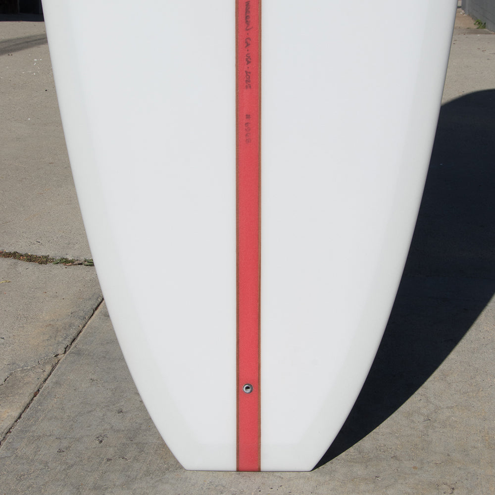 Tyler Warren 9'6" Salinas Surfboard, Red/Volan, view 4