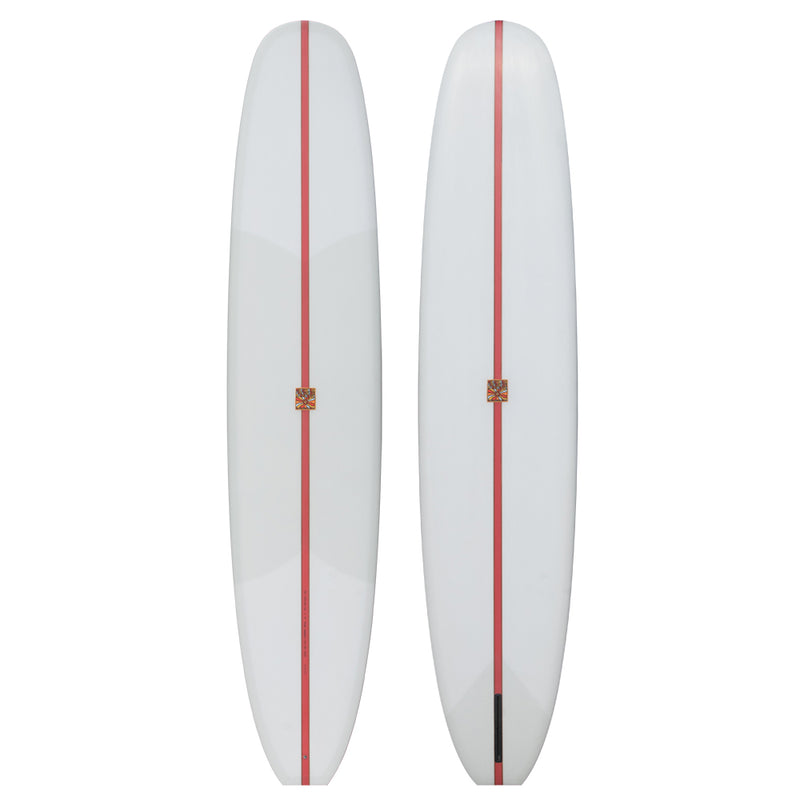 Tyler Warren 9'6" Salinas Surfboard, Red/Volan