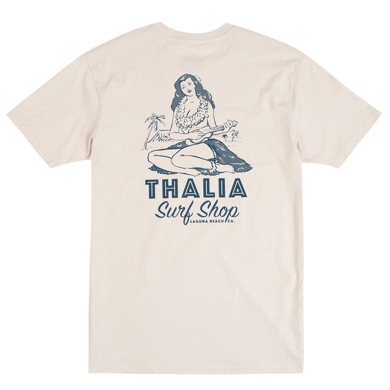 Thalia Surf Hulalele Mens Tee, Bone