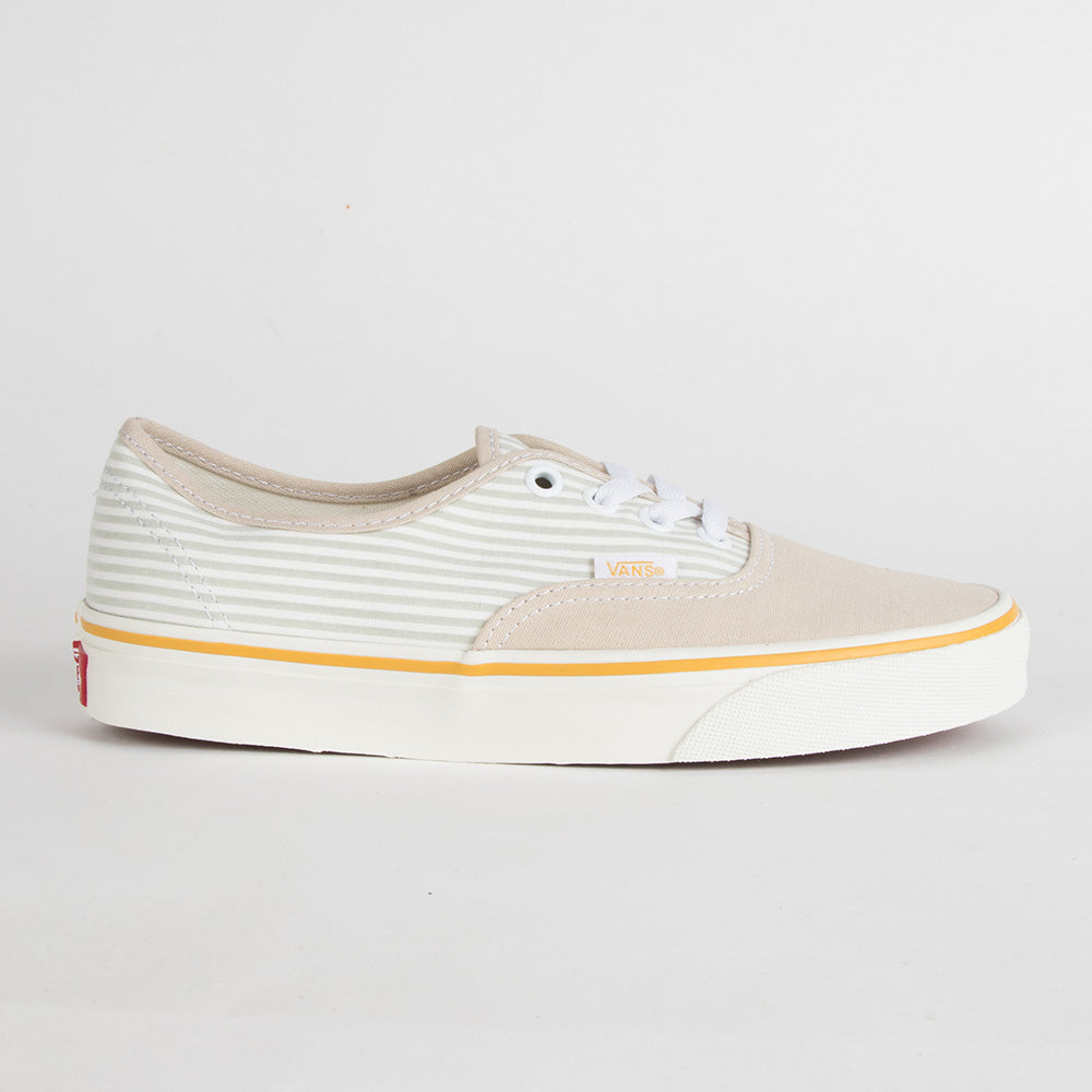 Vans Authentic Womens Shoes, Stripes Space Yellow, view 2