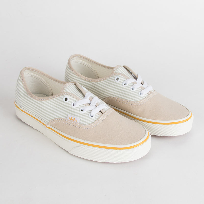 Vans Authentic Womens Shoes, Stripes Space Yellow