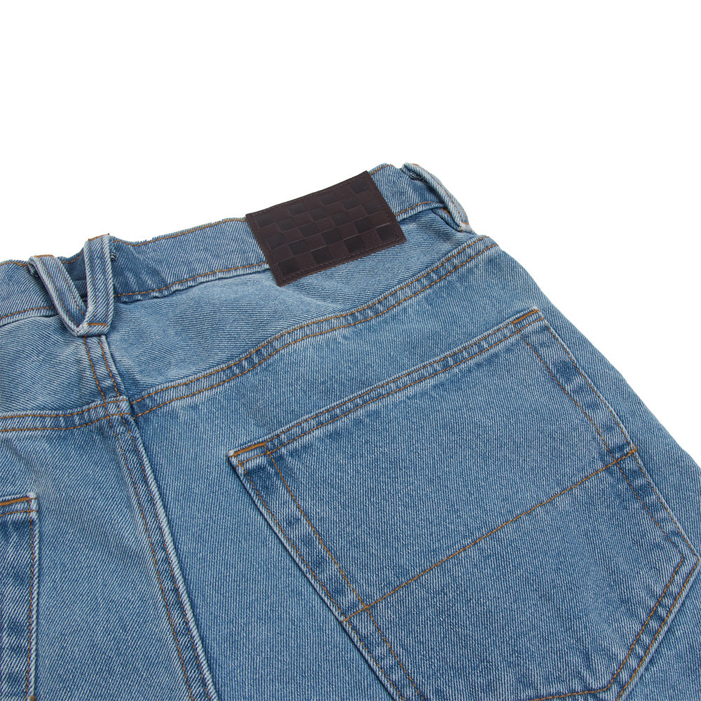 Vans Check-5 Baggy Mens Walkshorts, Stonewash Blue, view 4