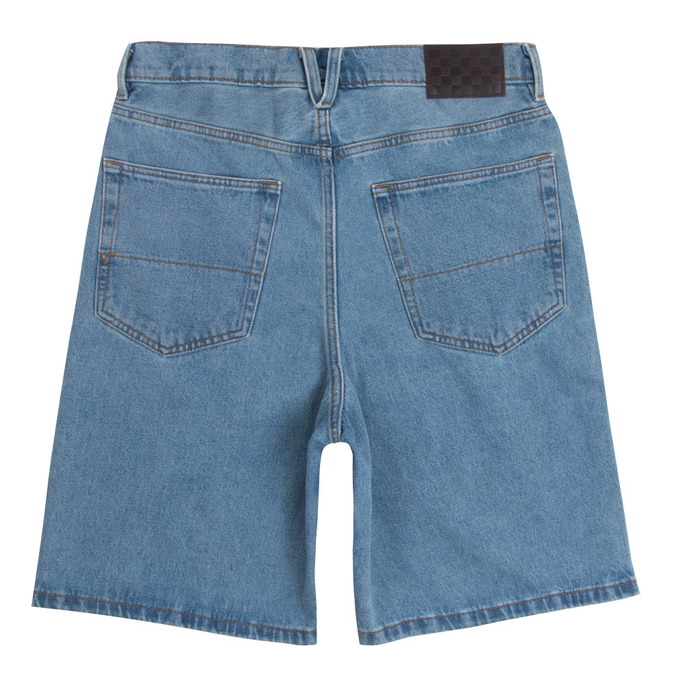 Vans Check-5 Baggy Mens Walkshorts, Stonewash Blue, view 2