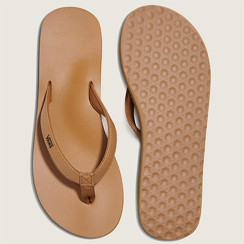 Vans Soft Top Womens Sandals, Chipmunk, view 2