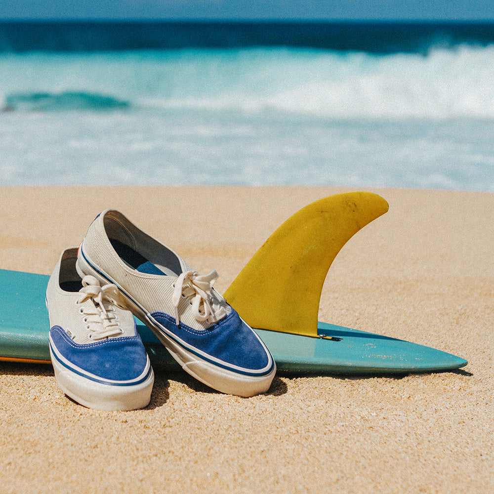 Vans x Thalia Surf Authentic Reissue 44 Mens Shoes, (Thalia) Blue/Marshmallow, view 6