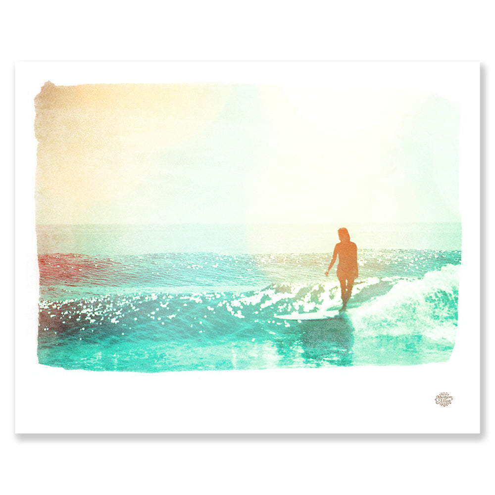 Matthew Allen サーフボードSurfing Art Print Limited Edition Surfing Art Print 