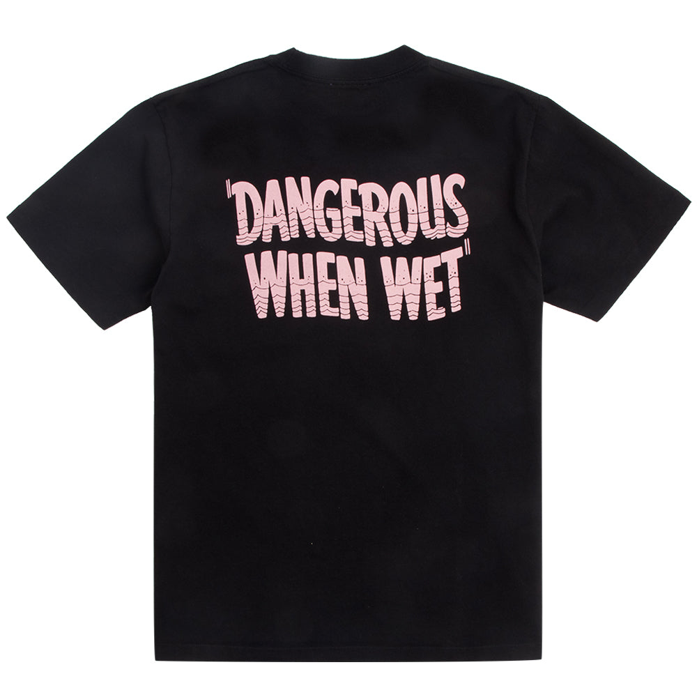Yellow Rat Dangerous When Wet Mens Tee