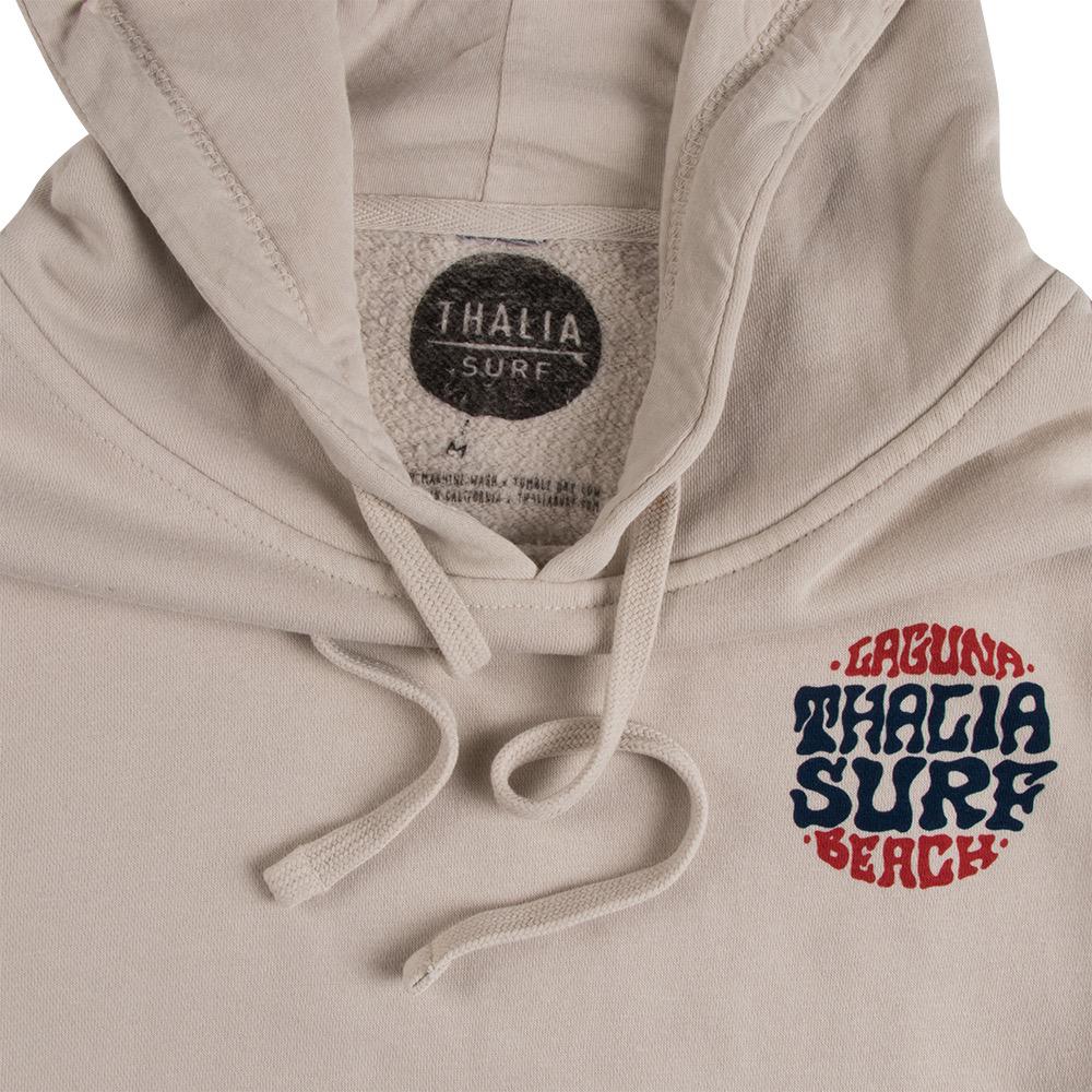 Thalia Surf Reef Pullover Hood Mens Fleece, Pigment Ivory, view 3