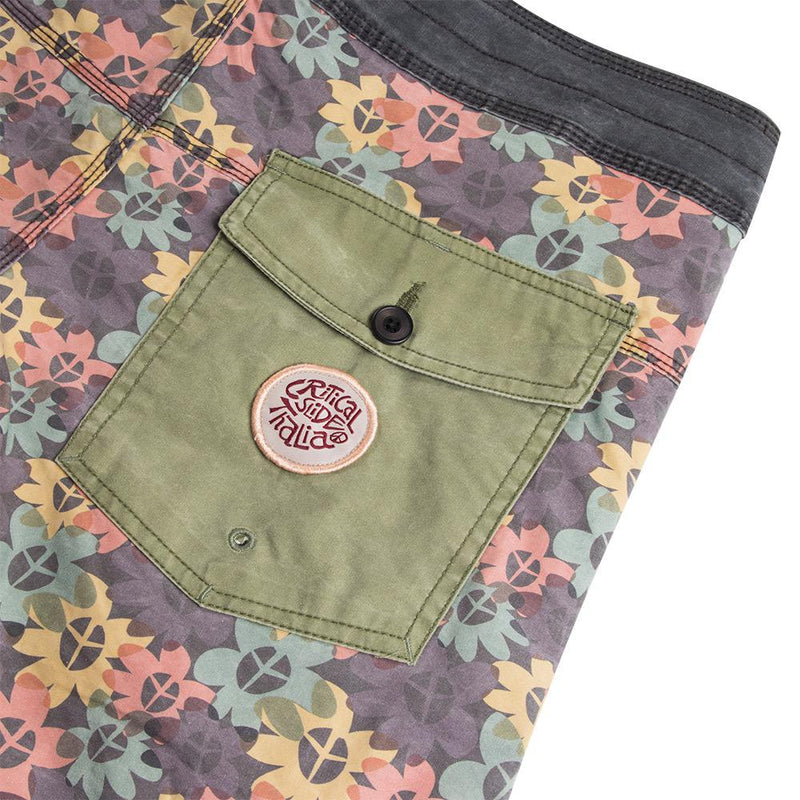 The Critical Slide Society x Thalia Surf Peace Flower Logger Mens Boardshorts