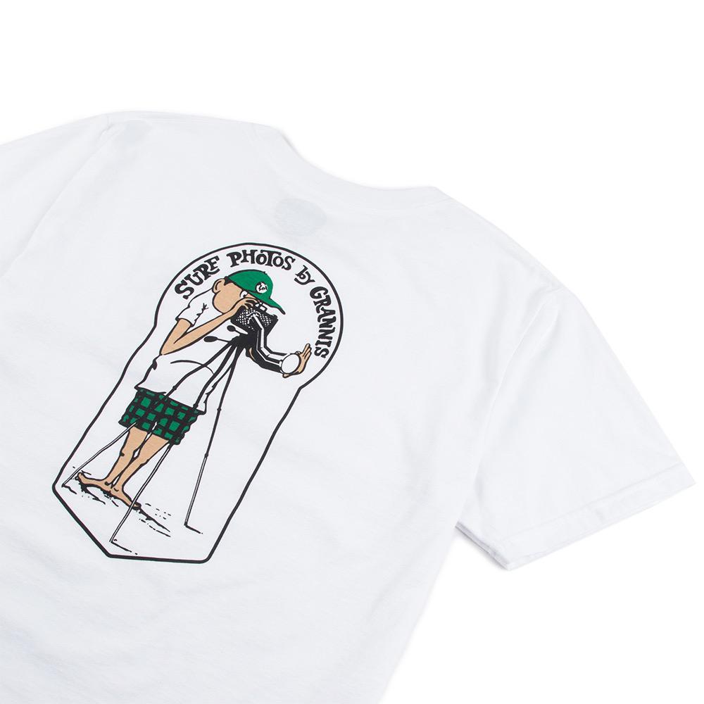 Leroy Grannis Mens Classic Tee, White, view 3