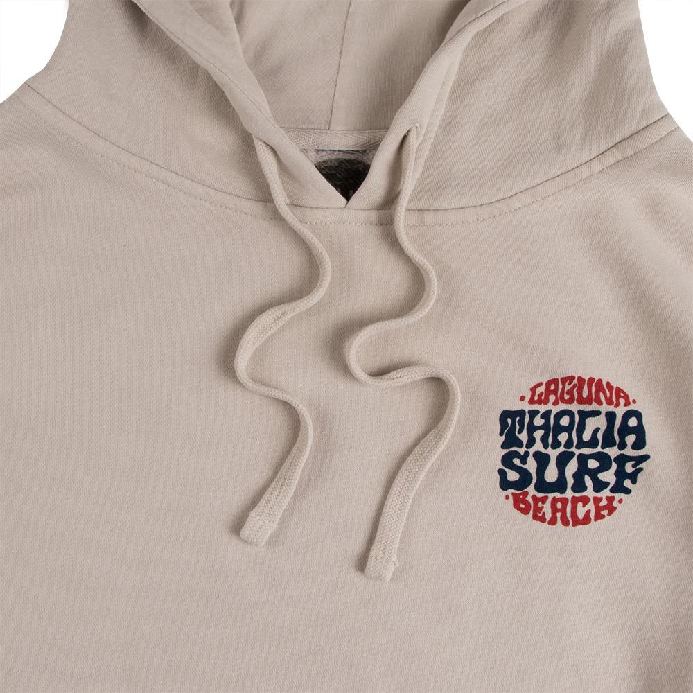 Thalia Surf Reef Pullover Hood Mens Fleece, Pigment Ivory, view 4