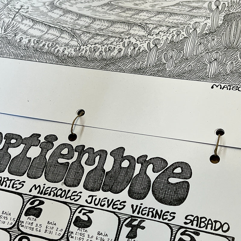 Mateo 2026 Calendario Panoramico de las Mareas Tide Calendar