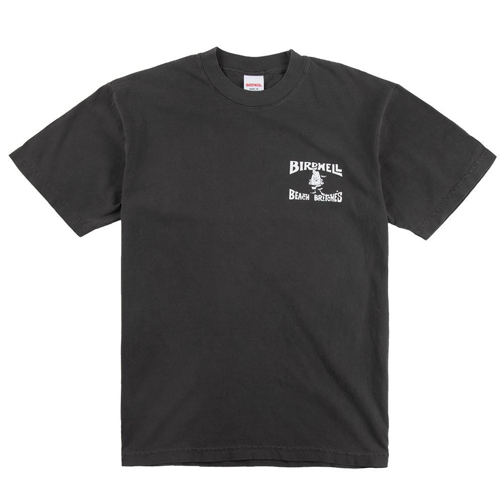 Birdwell License Plate Mens Classic Tee, Black/White, view 2