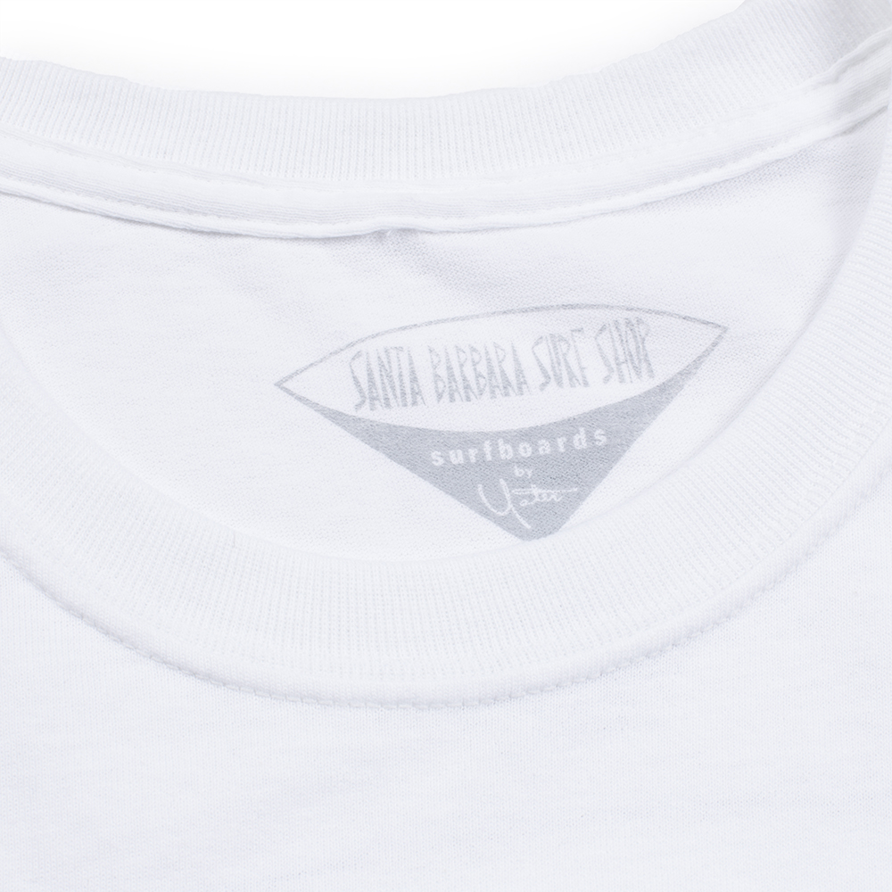 Yater Surfboards Mens Classic Tee, White, view 4
