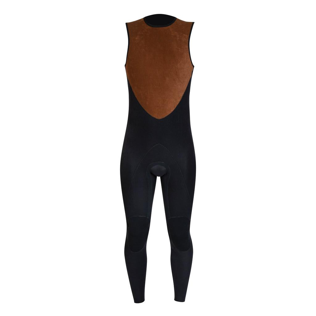 Thalia Surf Embossed Long John Mens Wetsuit, Black, view 3