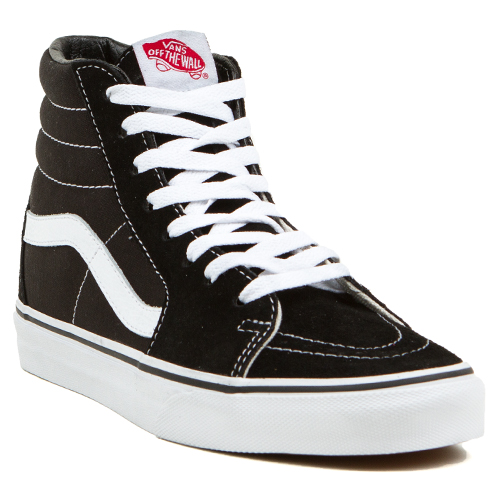 Vans Classics Sk8-Hi Mens Shoes, Blk/wht, view 2