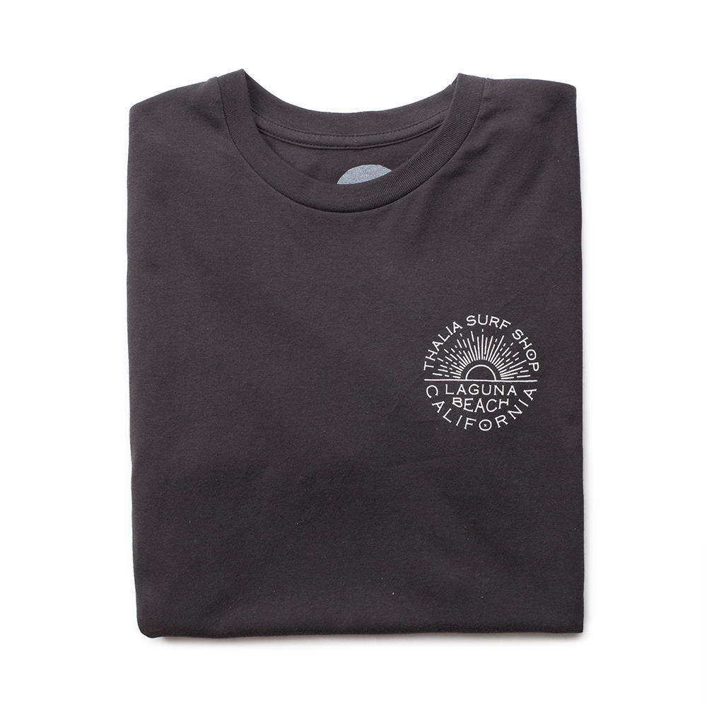 Thalia Surf Sunny Mens Tee, Tar, view 3