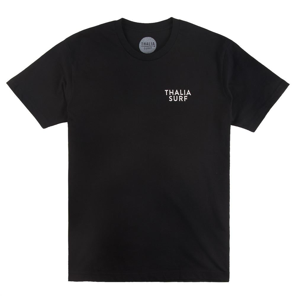Thalia Surf Split Peak Mens Tee, Black, view 2