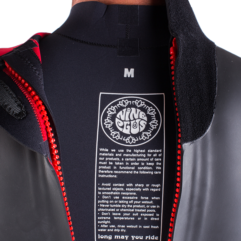 Nineplus Stylist Spring Suit Mens Wetsuit, Black, view 5