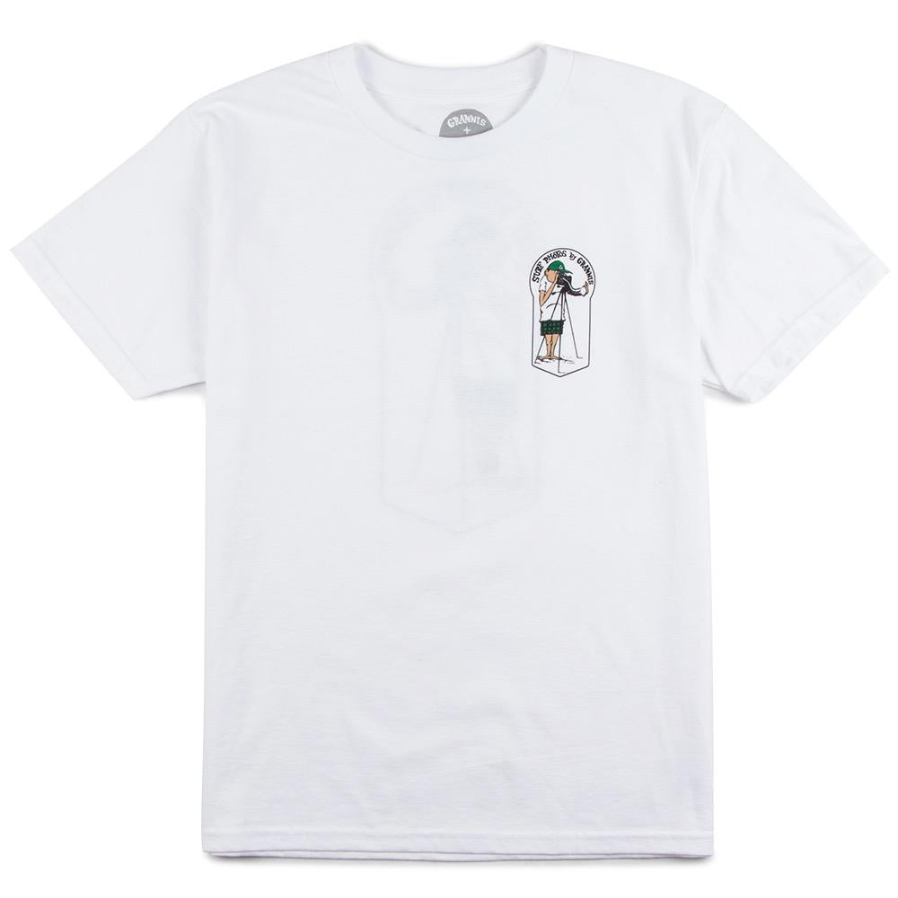 Leroy Grannis Mens Classic Tee, White, view 2
