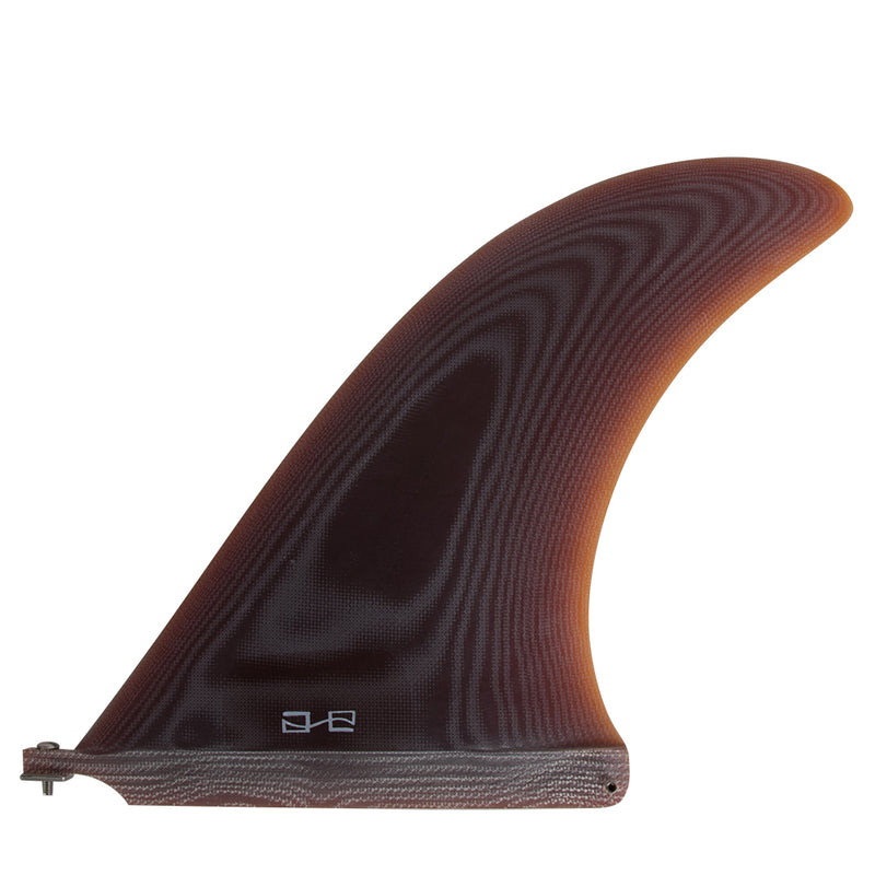 Gato Heroi Model B 9.5" Surfboard Fin, RUST