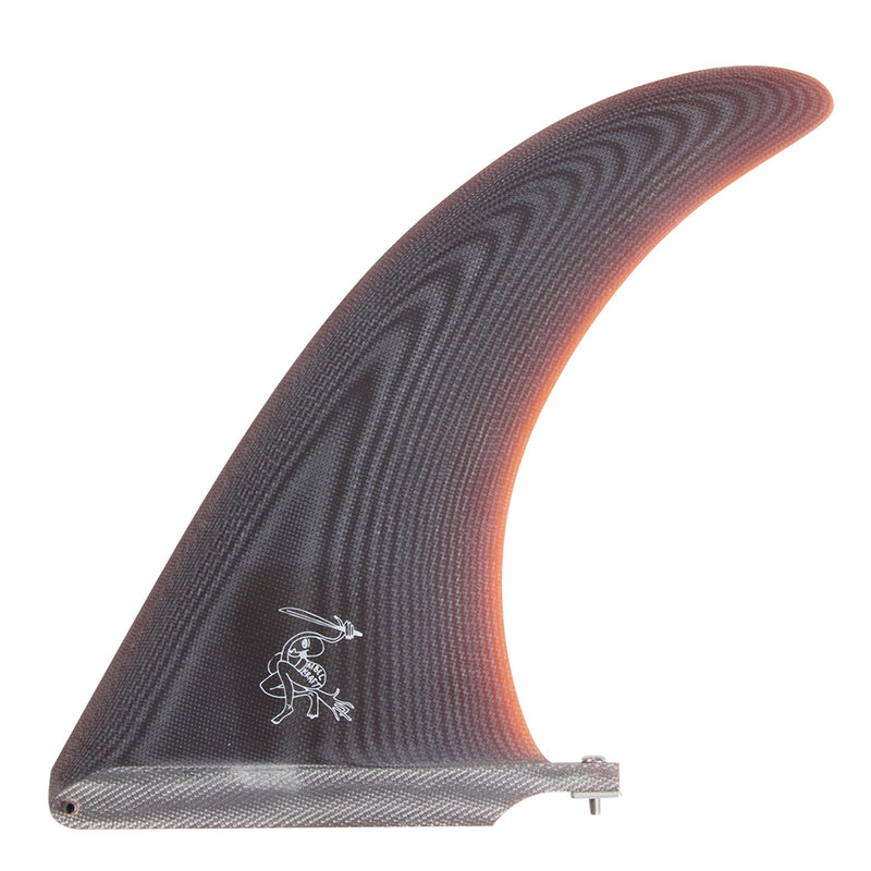 Gato Heroi Model RK Rebel Kraft 9.875" Surfboard Fin, RUST