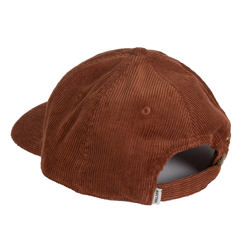Rhythm Awake Corduroy Hat, RUST