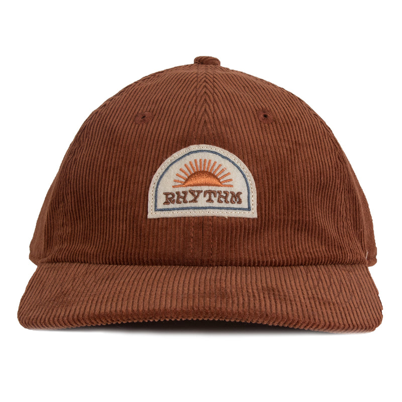 Rhythm Awake Corduroy Hat, RUST