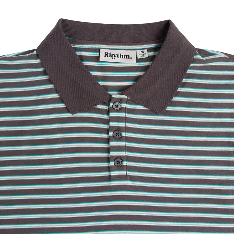 Rhythm Stripe Polo Mens Shirt
