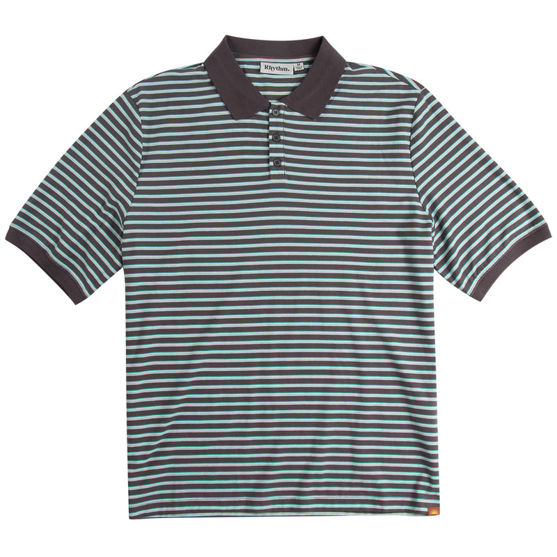 Rhythm Stripe Polo Mens Shirt