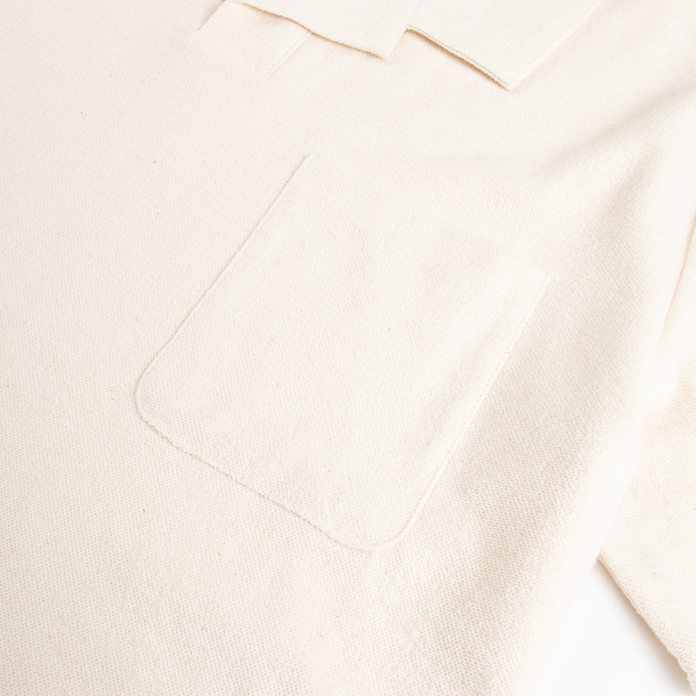 Rhythm Vintage Terry Polo Mens Shirt, view 3