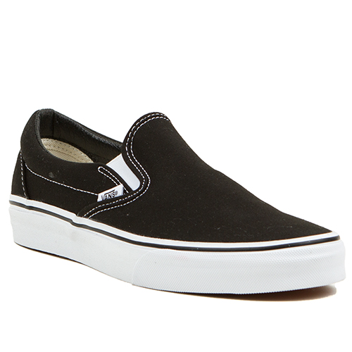 Vans Classics Slip-On Mens Shoes, Black, view 2