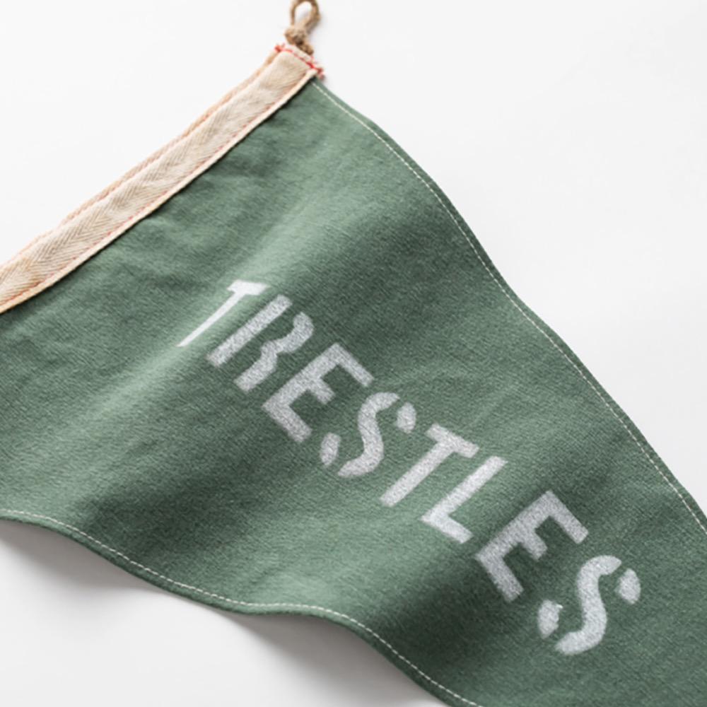 Slightly Choppy Trestles Flag, view 2