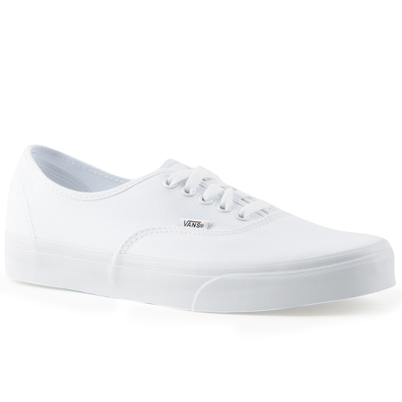 Vans Classics Authentic True White Mens Shoes, view 2