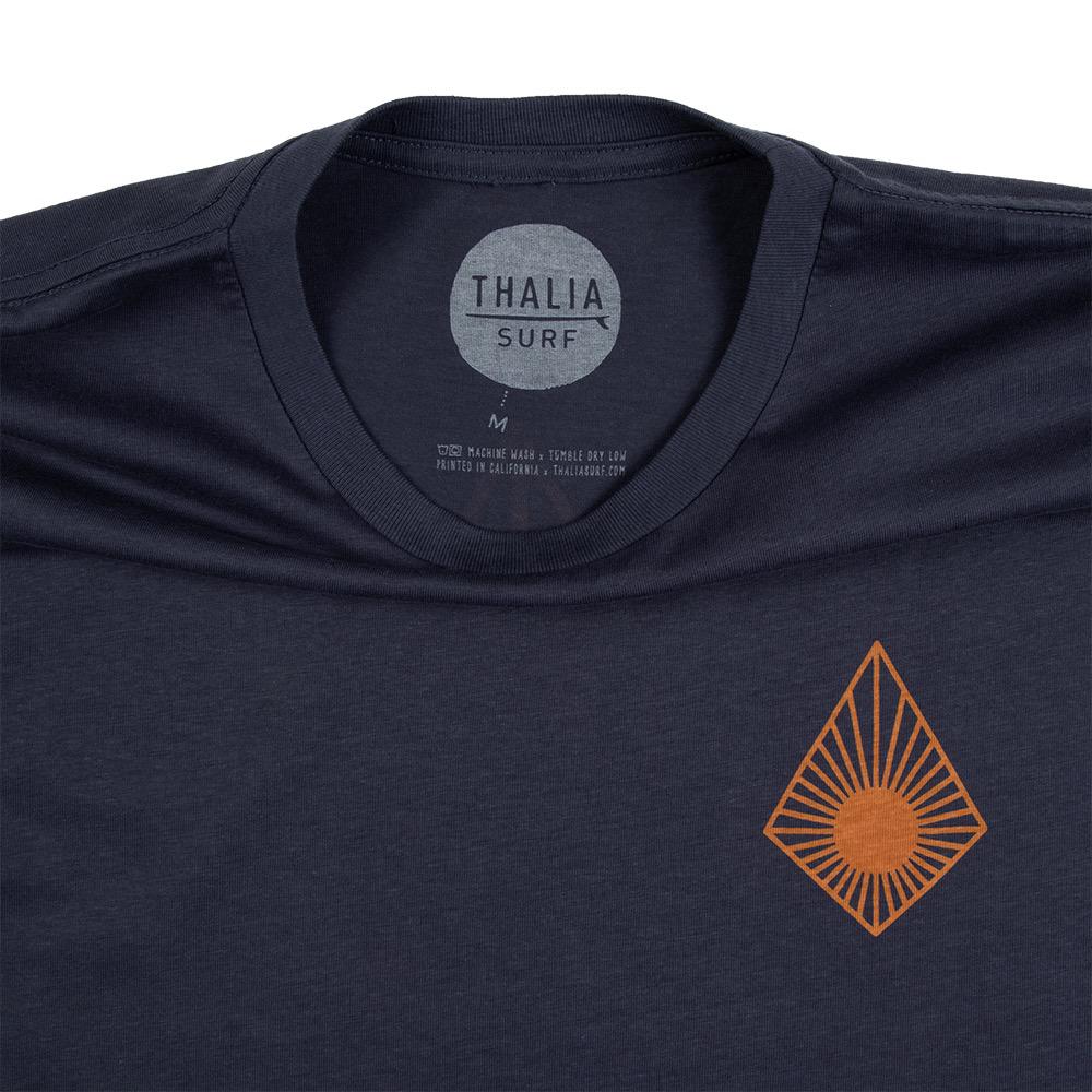 Thalia Surf Into the Light Mens Tee, Harbour Blue, view 4