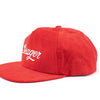Seager Big Red Corduroy Snapback Hat