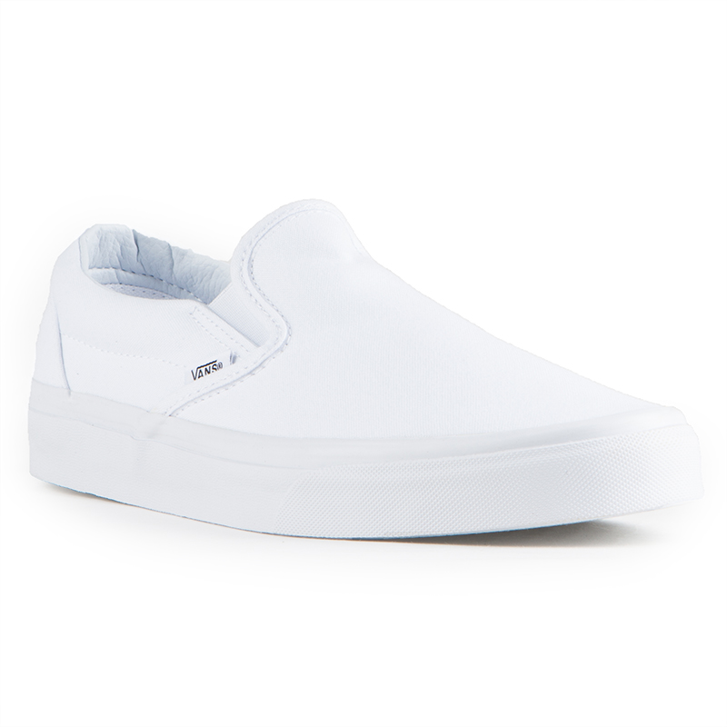 Vans Classics Slip-On Mens Shoes, True White, view 3