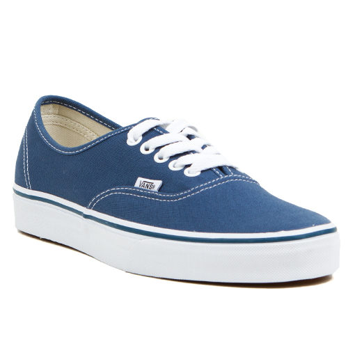 Vans Classics Authentic Mens Shoes, Navy, view 2