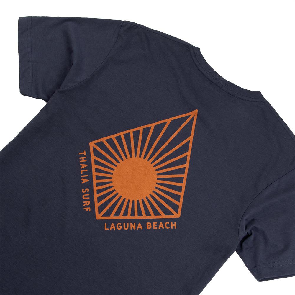 Thalia Surf Into the Light Mens Tee, Harbour Blue, view 3