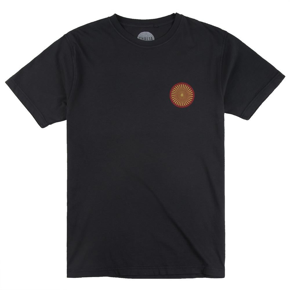Thalia Surf Spun Sun Mens Tee, Pirate Black, view 2