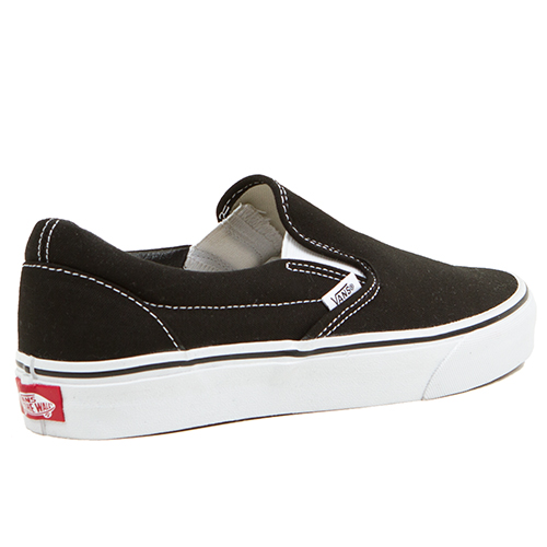 Vans Classic Slip On Mens Black White Size 10