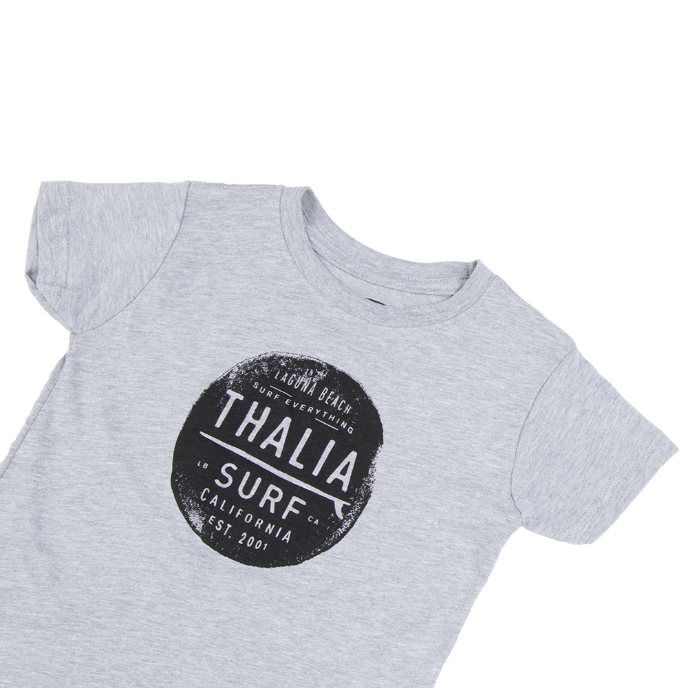 Thalia Surf Dot Toddler Tee, Heather Grey, view 3