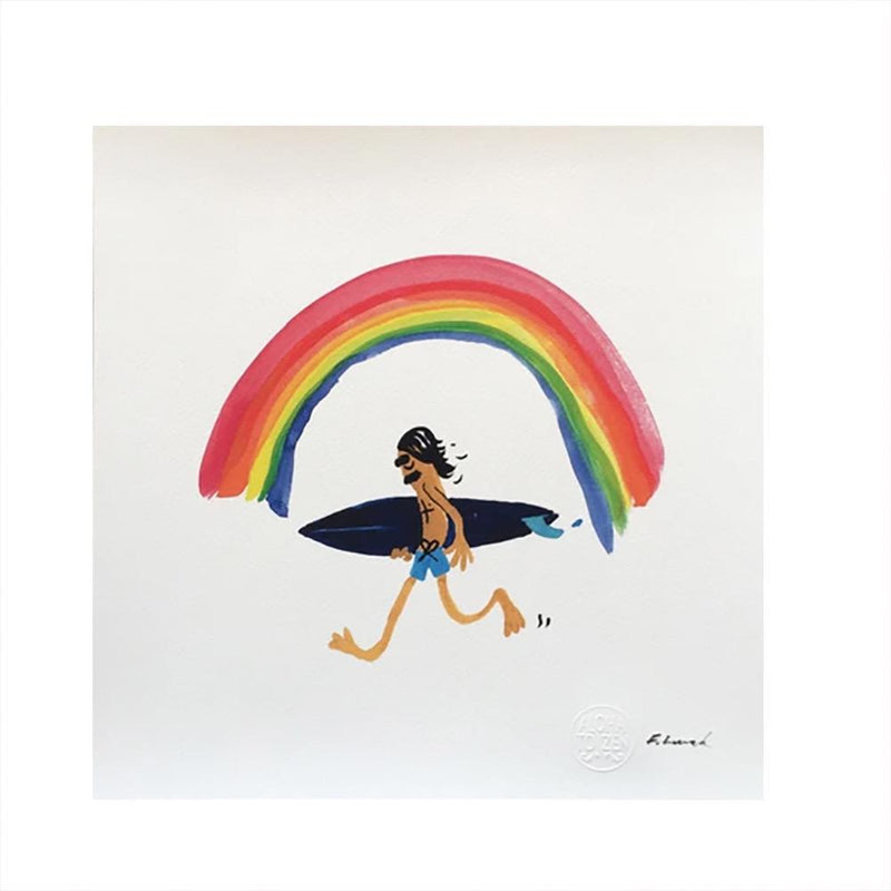 Aloha to Zen Rainbow Runner Print