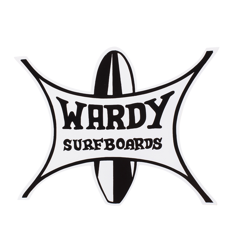 Wardy Surfboards Classic Sticker