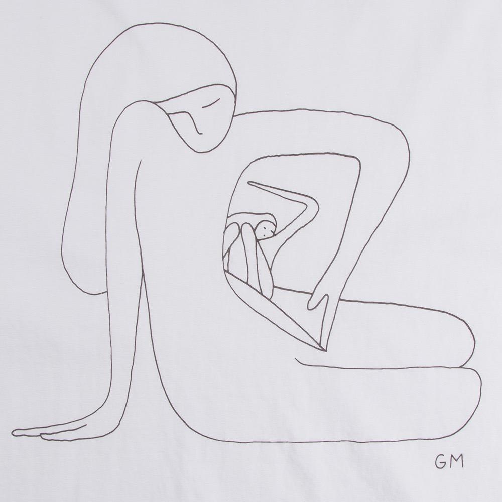Thalia Surf x Geoff McFetridge Mens Tee, White, view 5