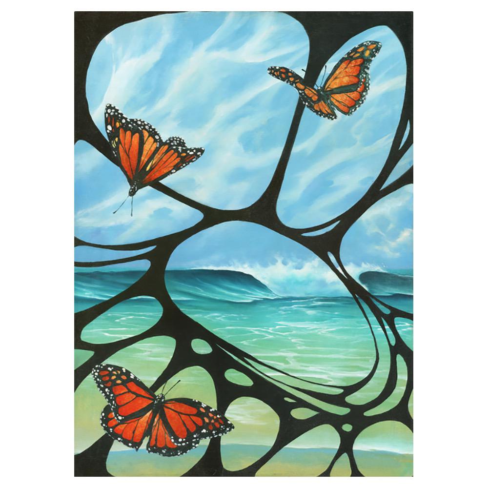 Harry Holiday Butterfly Beach Print